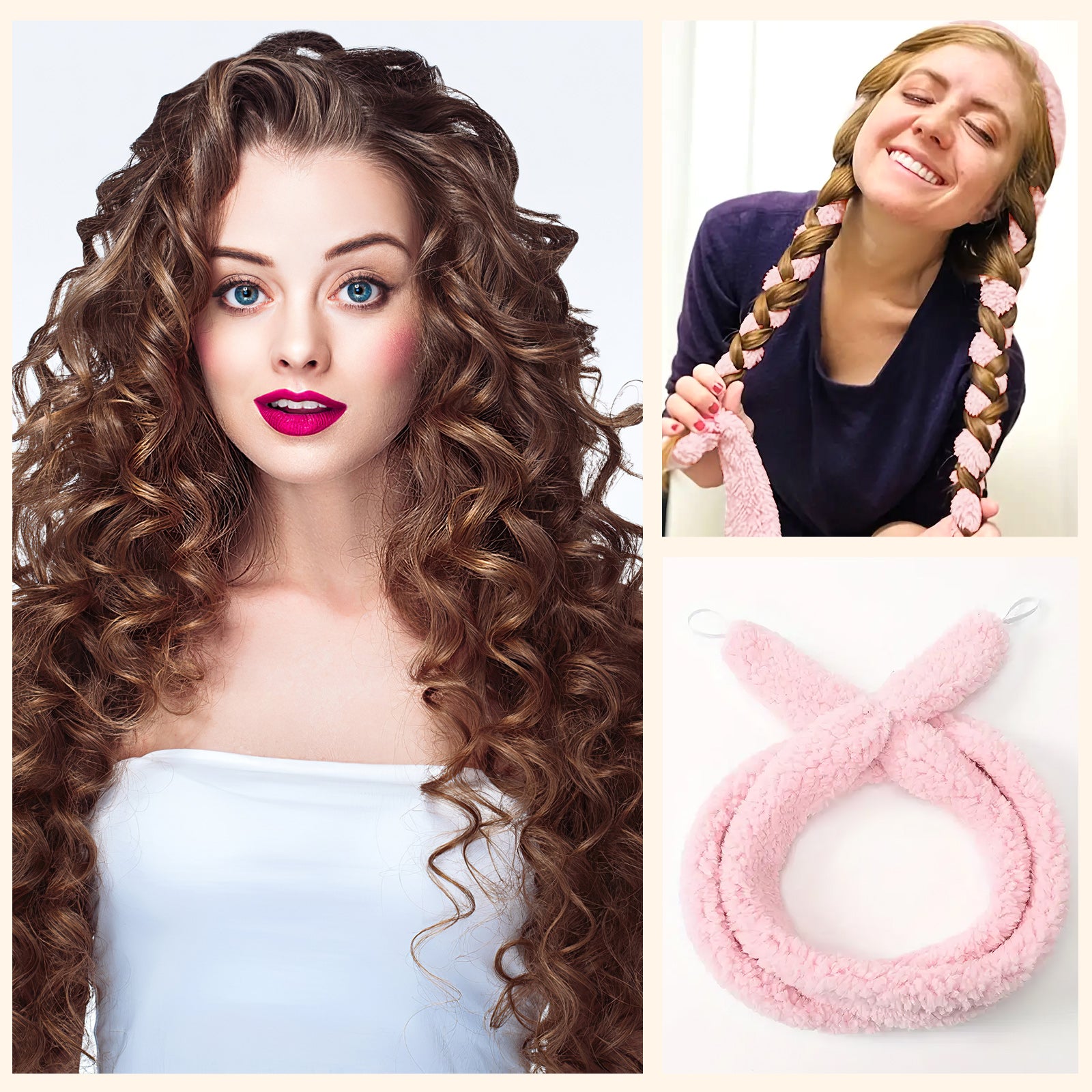 Curlea™ Satin Heatless Curls Set